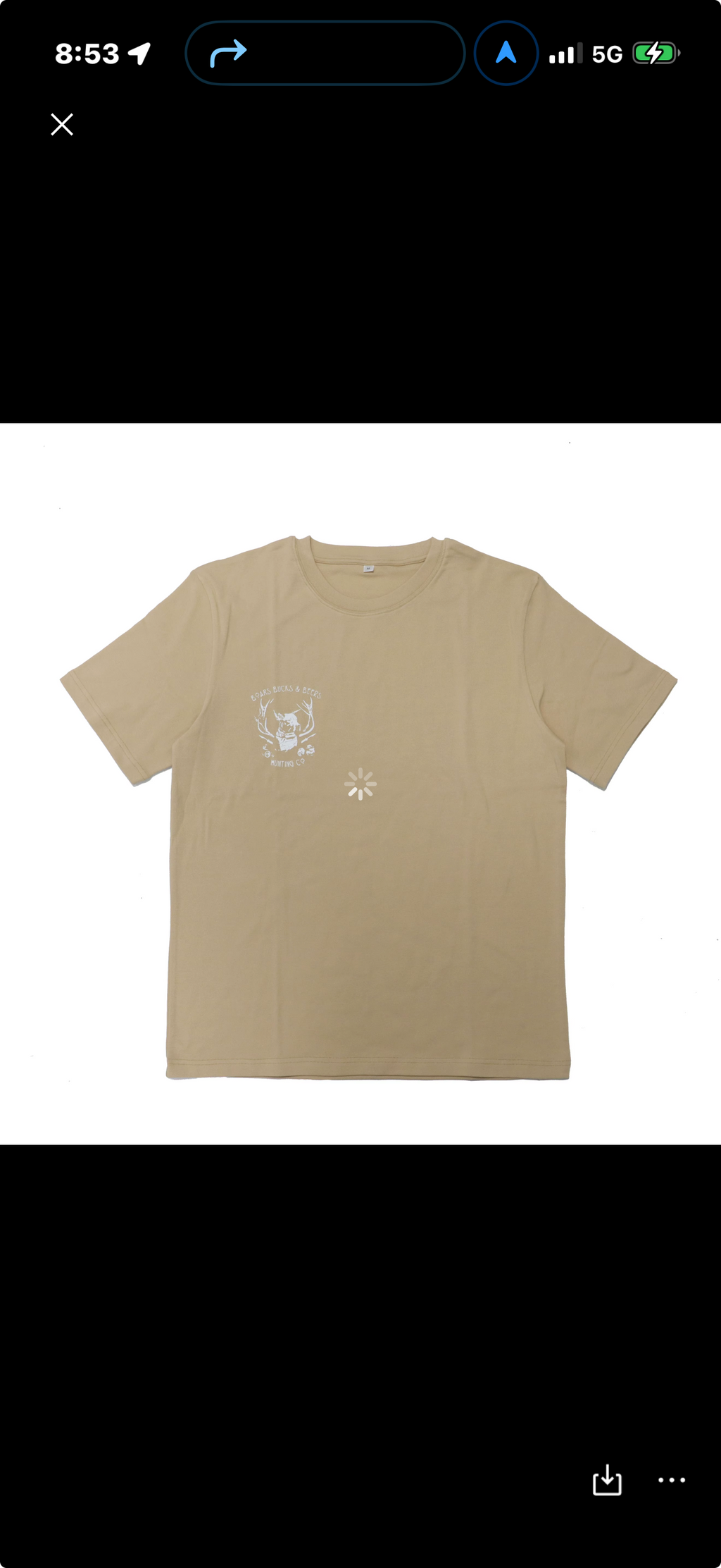 Boars, Bucks & Beers Tee – Sand