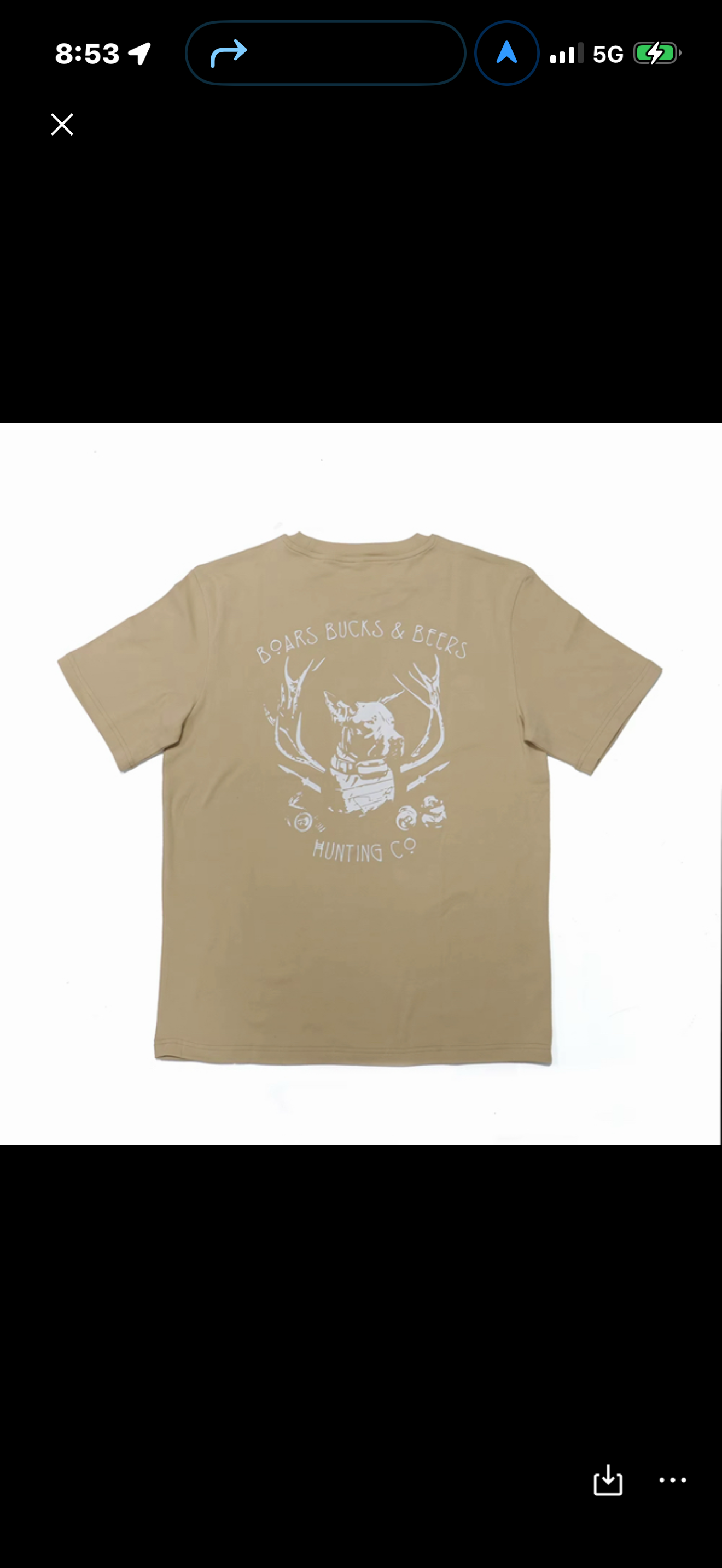 Boars, Bucks & Beers Tee – Sand