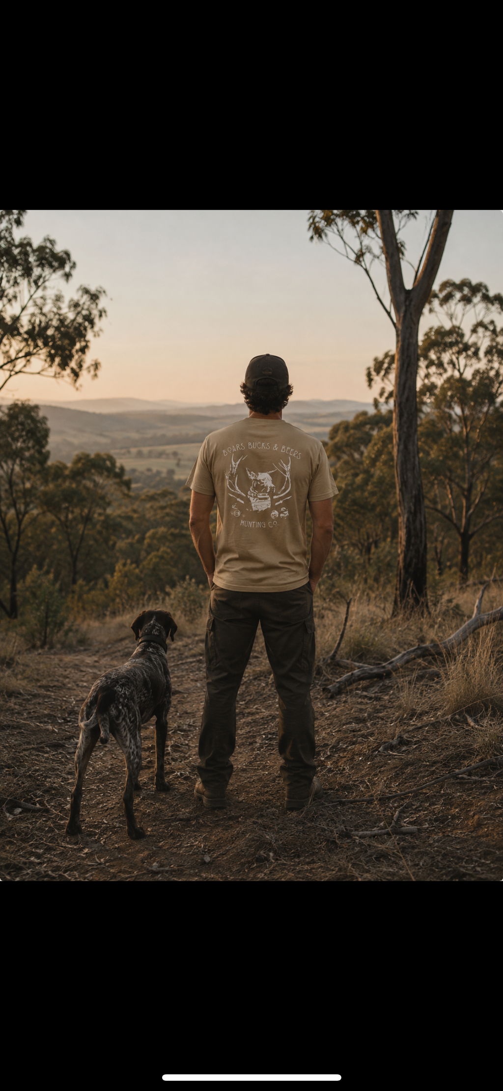 Boars, Bucks & Beers Tee – Sand